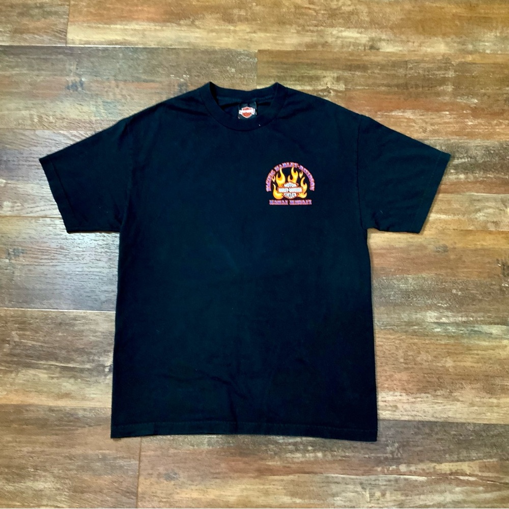 Vintage Harley-Davidson "Pacific Harley" Kauai Hawaii Double-Sided T-Shirt SZ L - Picture 2 of 7